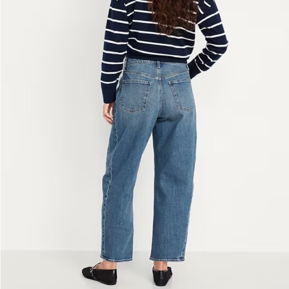 Barrel jeans in Medium Blue - Picture 2 of 4